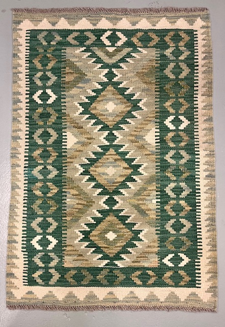 kilimPetit Bleu.Vert